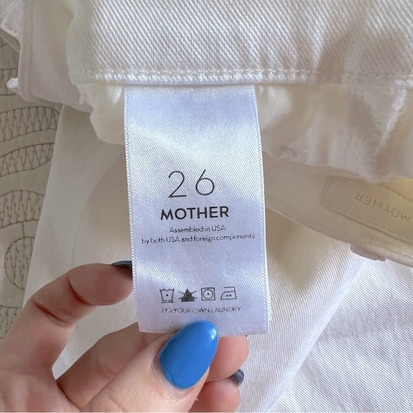 NWT - MOTHER - The Hustler Ankle Fray Jean - Glass Slipper - Picture 8 of 15